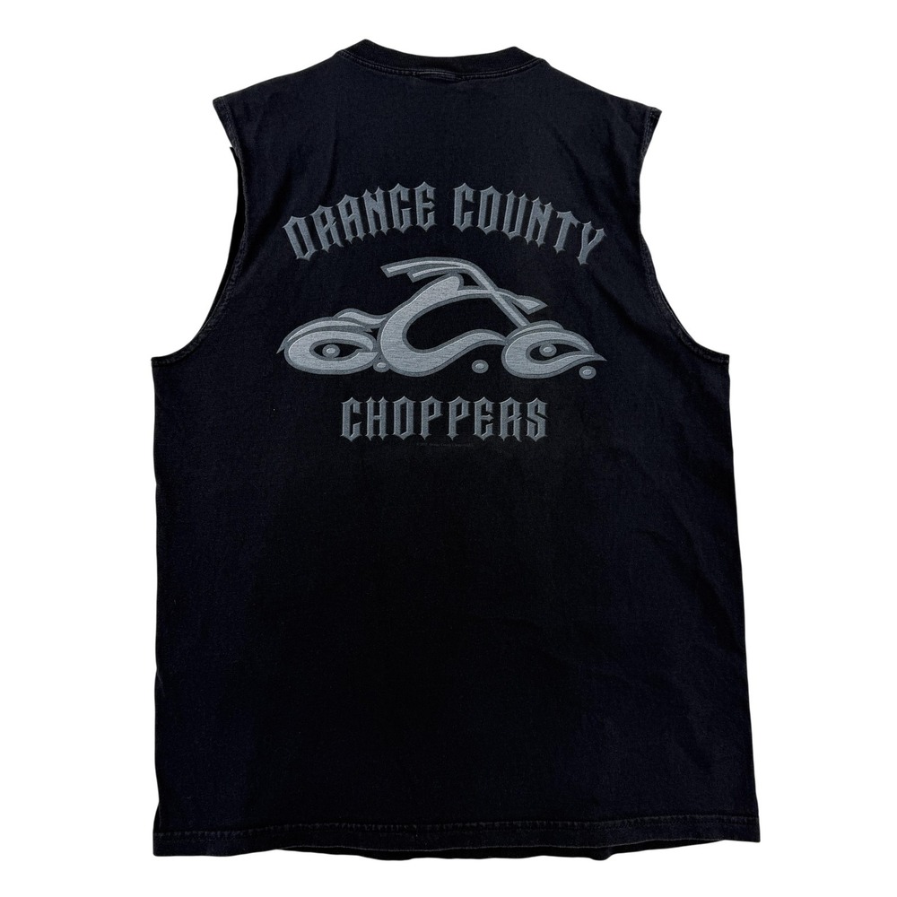 Orange County Choppers Shirt Mens Large Black Sleeveless Graphic‎ Tee T-Shirt